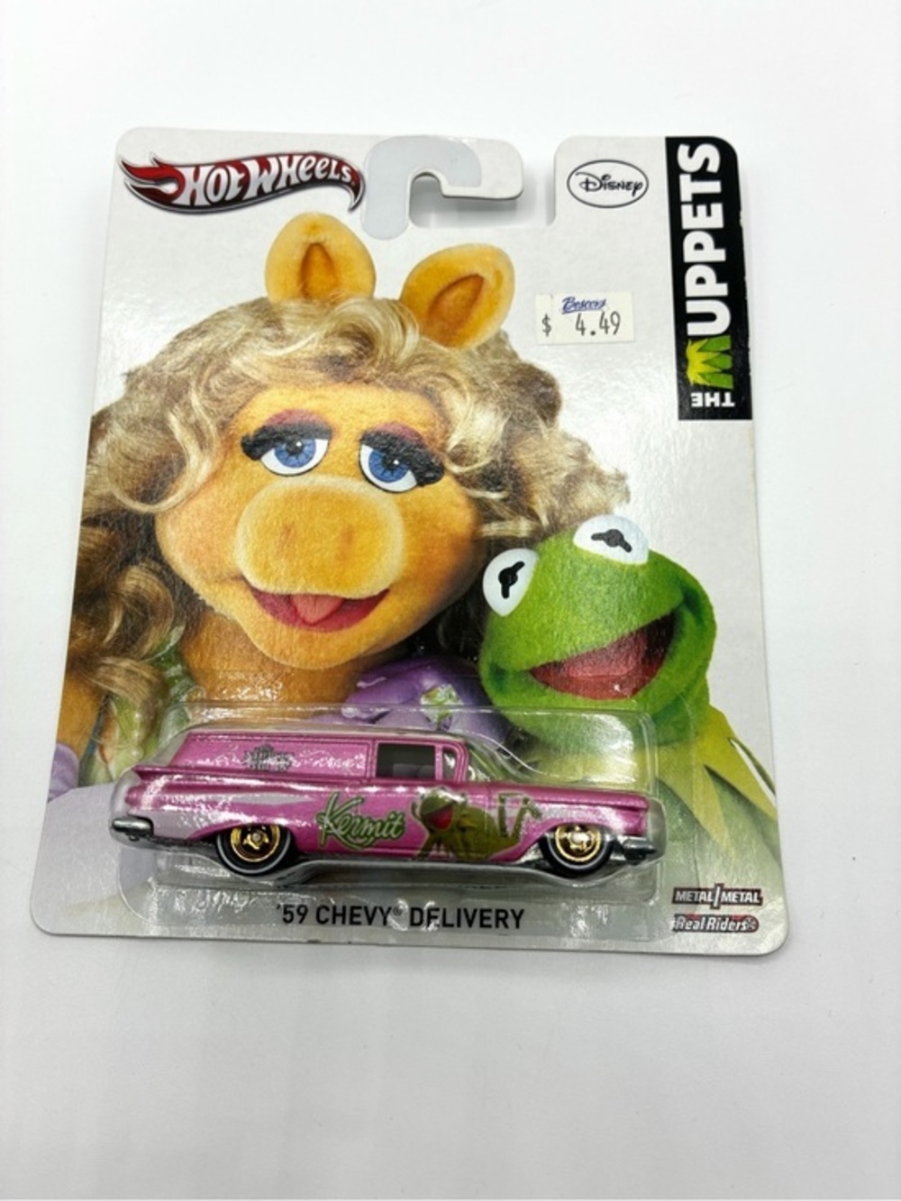 2012 Hot Wheels Premium Muppets ’59 Chevy Delivery Kermit Piggy NIP
